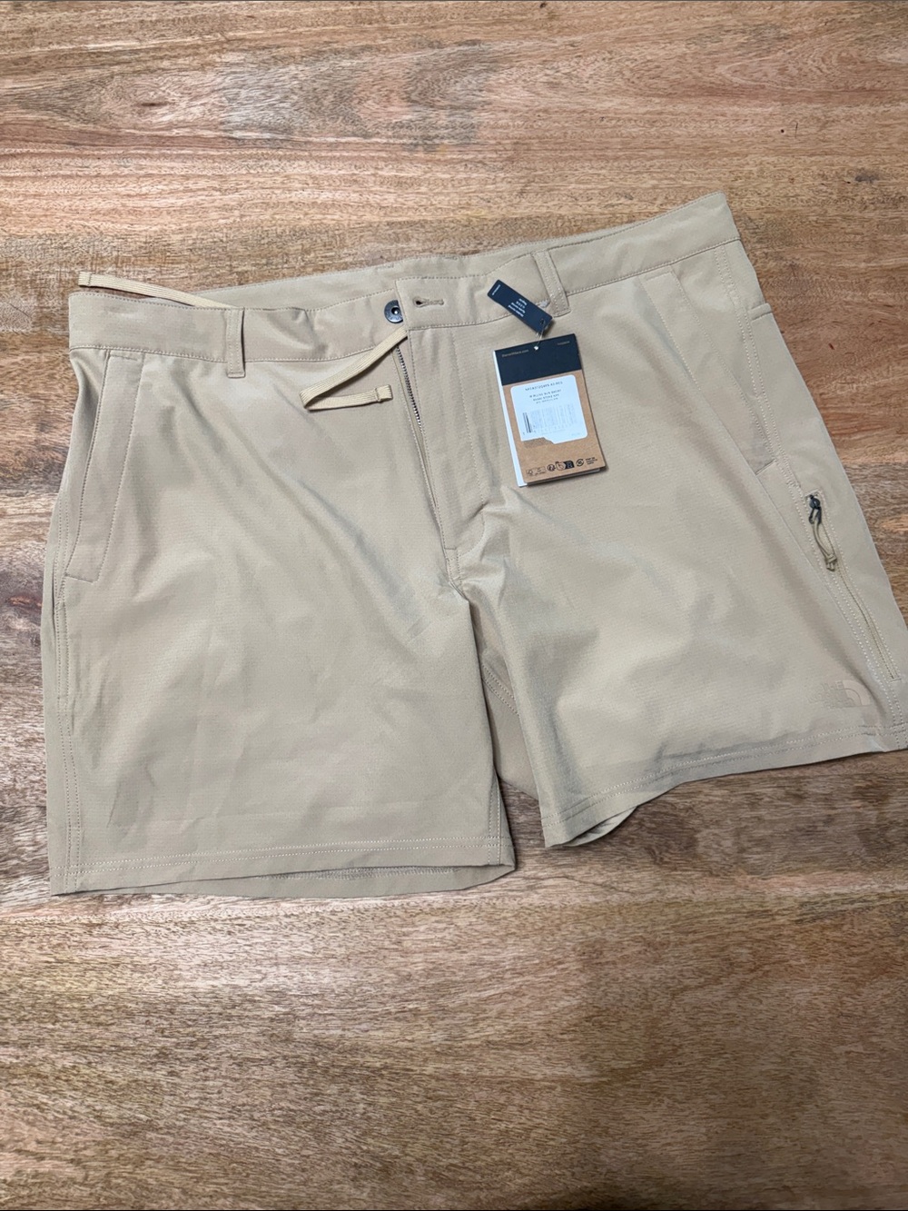 The North Face Men's Beige Hybrid Performance Shorts